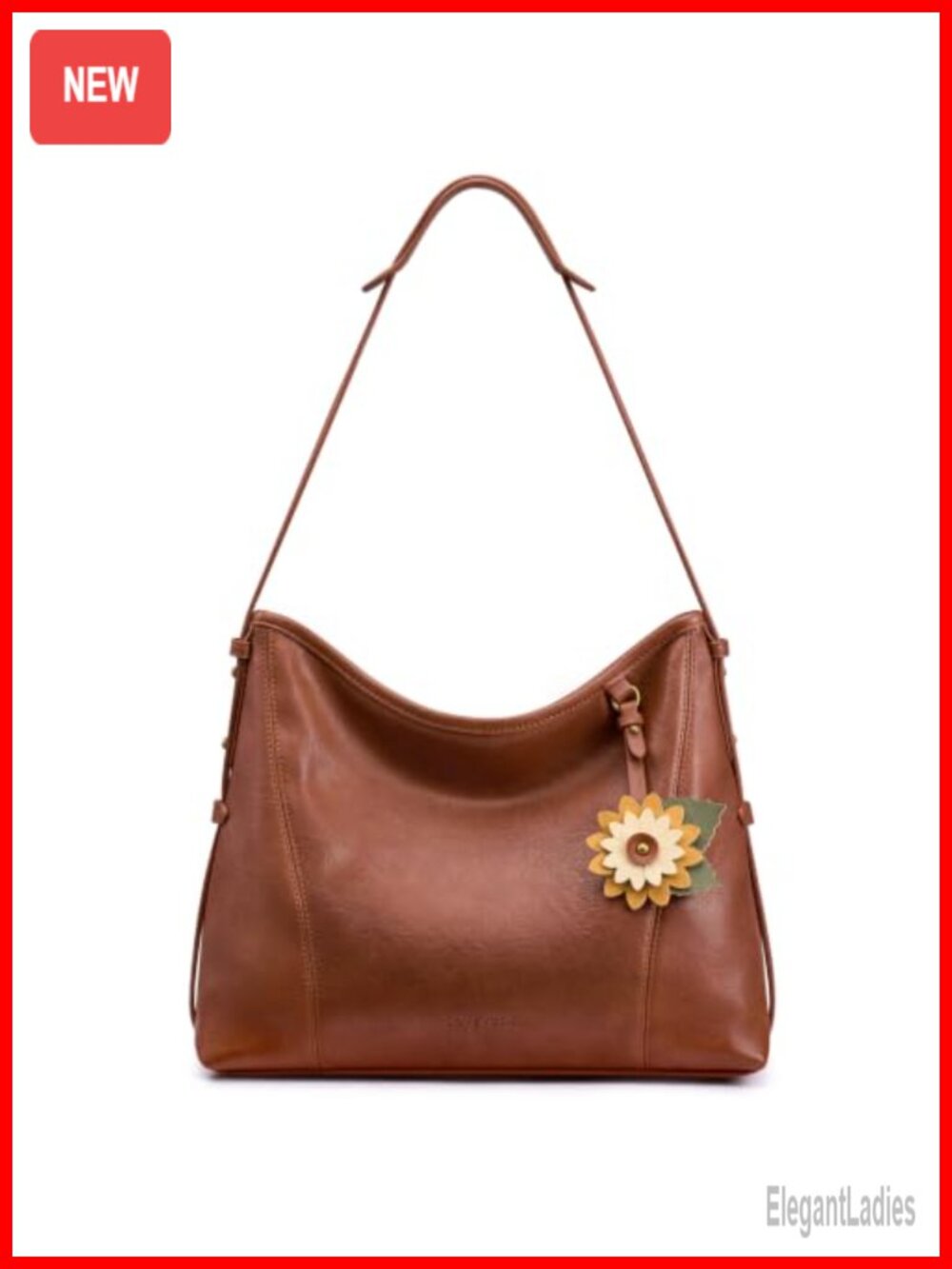 LOVEVOOK Women's Hobo Bag PU Leather Shoulder Crossbody Purse Water-Resistant